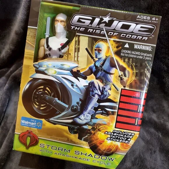 Figurine G.I. Joe Storm Shadow 2008 - Rise Of Cobra - Hasbro - Complète